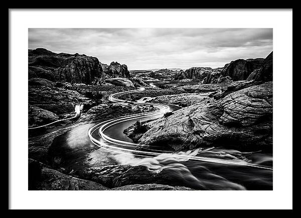 Winding River Through Rocky Landscape