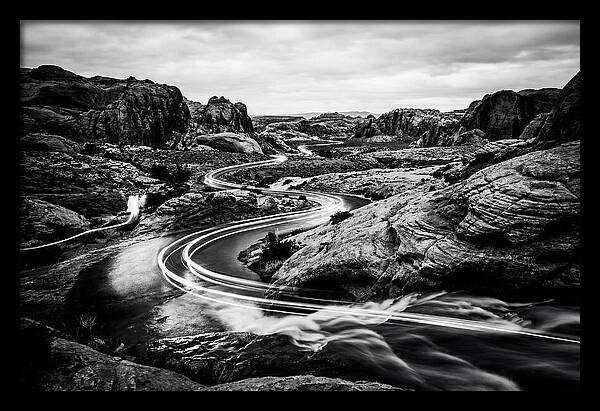 Winding River Through Rocky Landscape