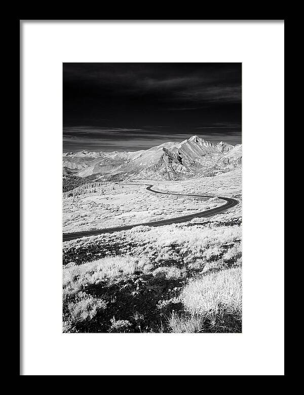 Winding Road Through Colorado Mountains