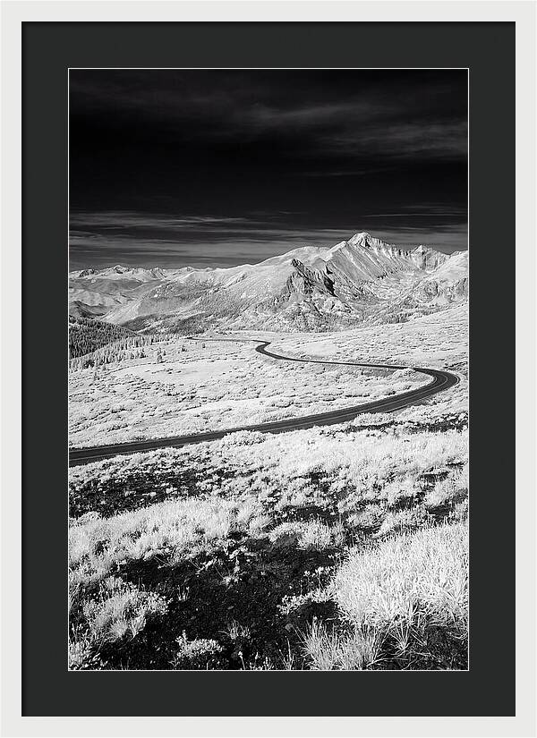 Winding Road Through Colorado Mountains