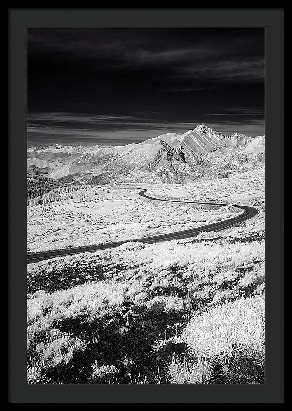 Winding Road Through Colorado Mountains