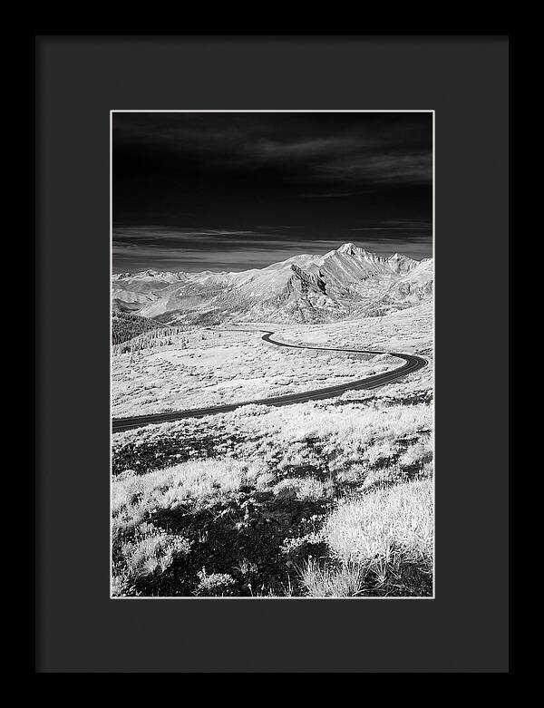 Winding Road Through Colorado Mountains