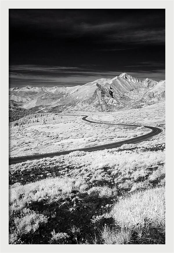 Winding Road Through Colorado Mountains