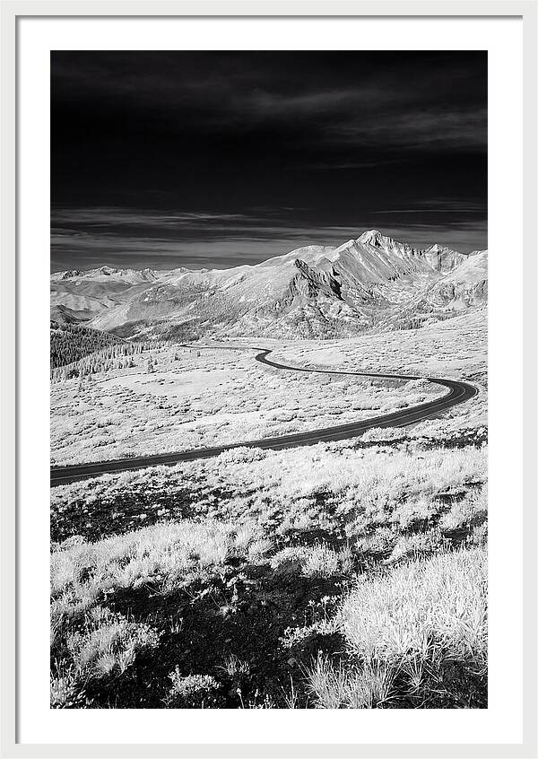 Winding Road Through Colorado Mountains