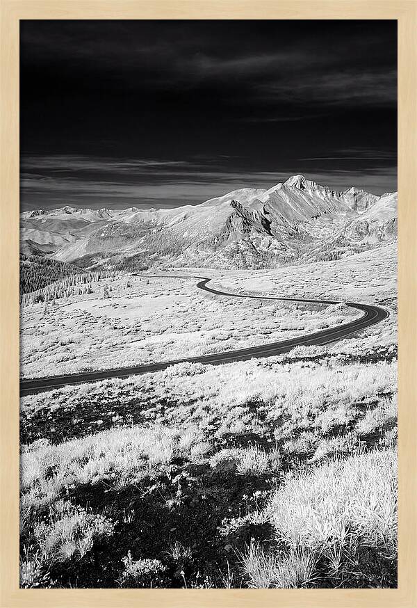Winding Road Through Colorado Mountains