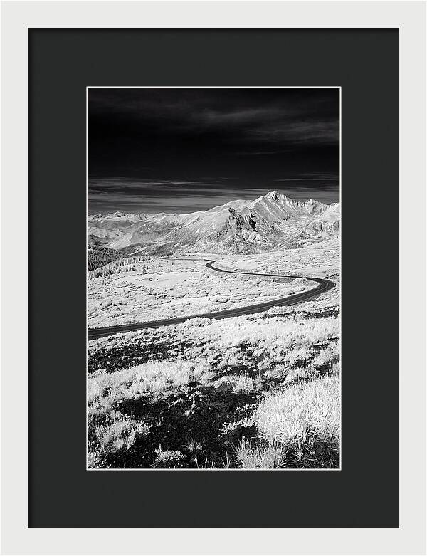 Winding Road Through Colorado Mountains