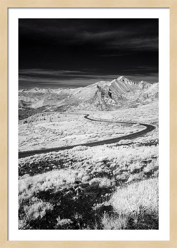Winding Road Through Colorado Mountains