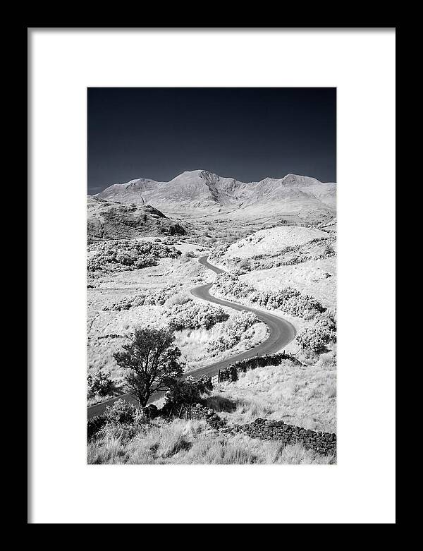 Winding Road Through Irish Landscape