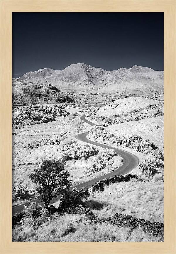 Winding Road Through Irish Landscape