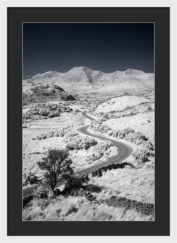 Winding Road Through Irish Landscape
