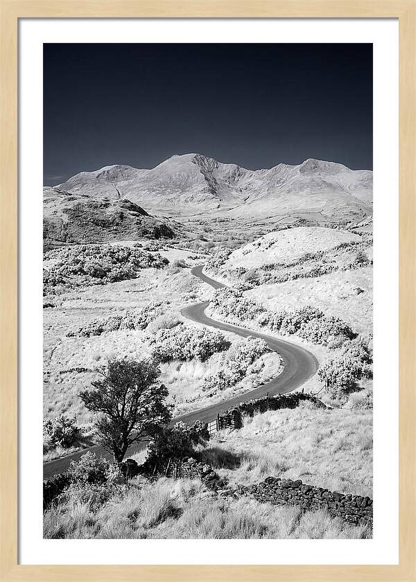 Winding Road Through Irish Landscape