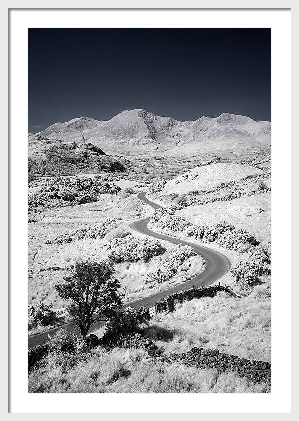 Winding Road Through Irish Landscape