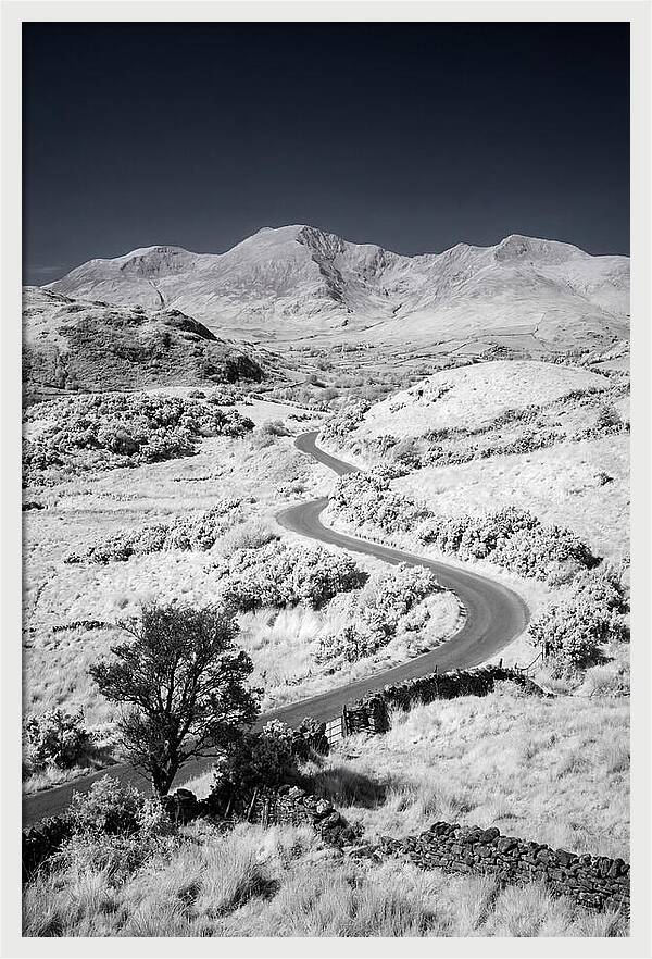Winding Road Through Irish Landscape