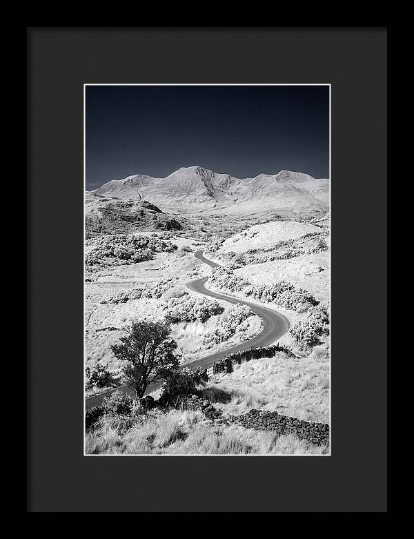 Winding Road Through Irish Landscape