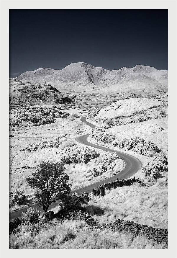 Winding Road Through Irish Landscape