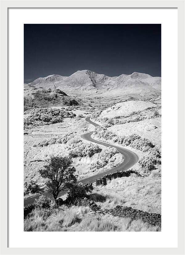 Winding Road Through Irish Landscape