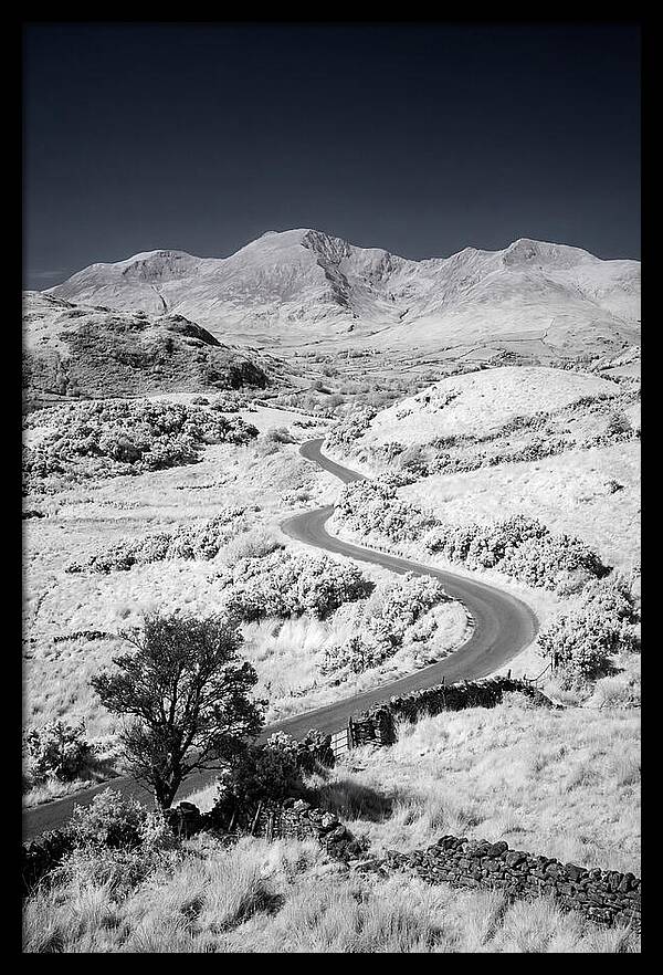 Winding Road Through Irish Landscape