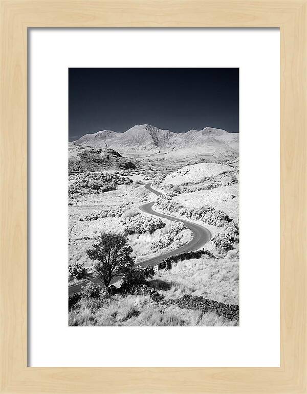 Winding Road Through Irish Landscape