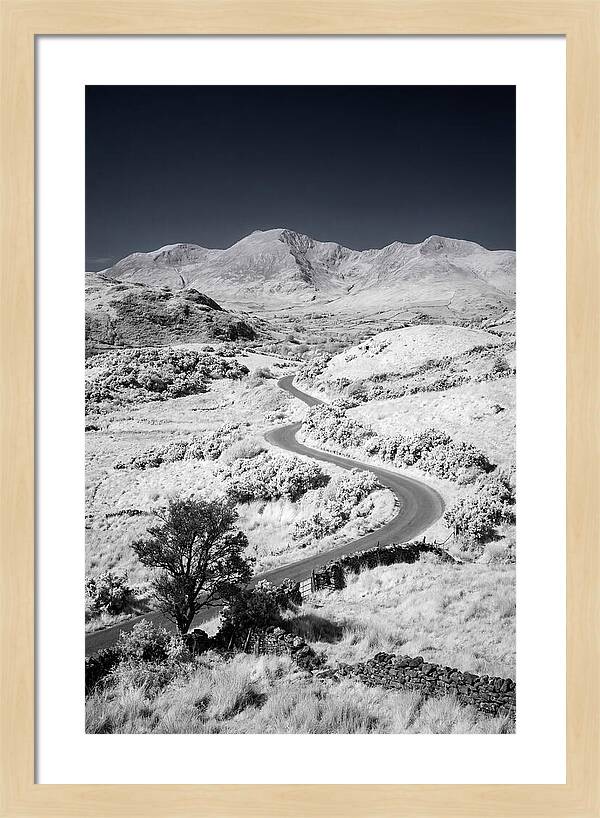 Winding Road Through Irish Landscape