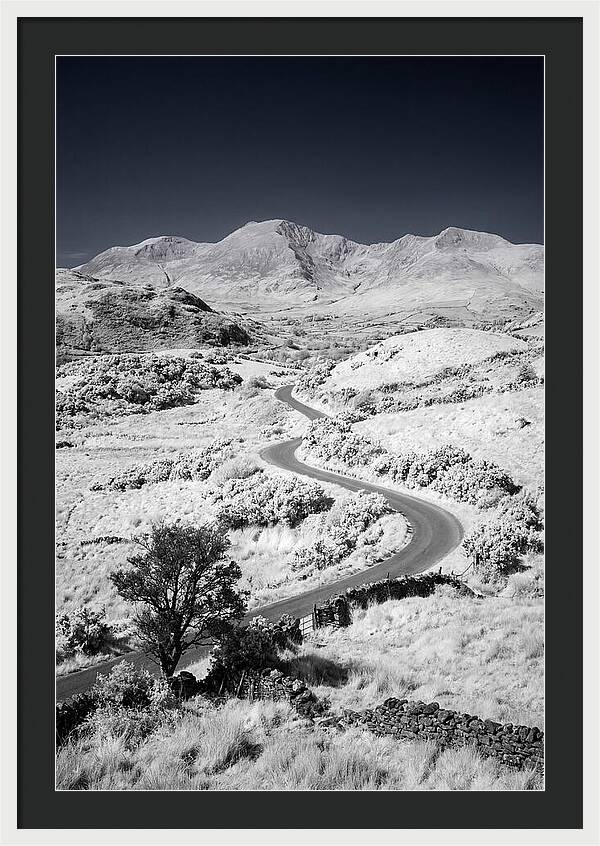 Winding Road Through Irish Landscape