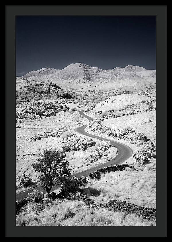 Winding Road Through Irish Landscape