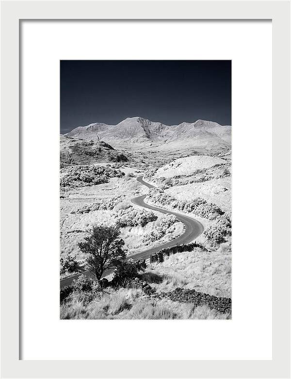 Winding Road Through Irish Landscape