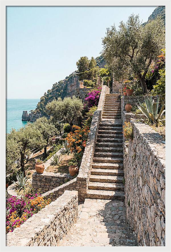 Winding Stone Staircase Upward