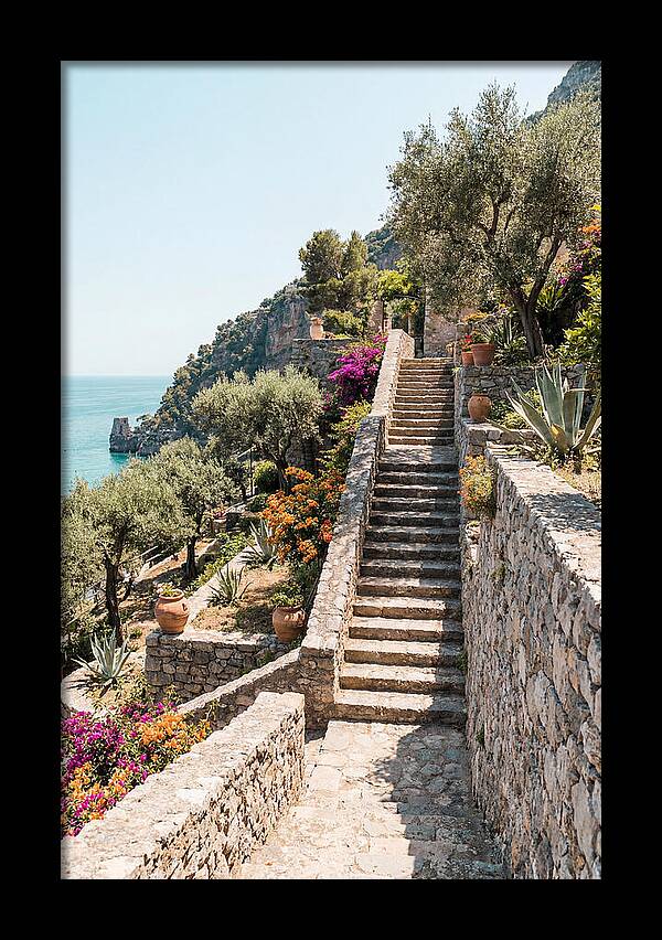 Winding Stone Staircase Upward