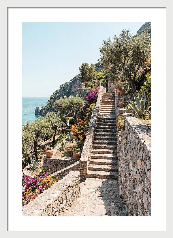 Winding Stone Staircase Upward