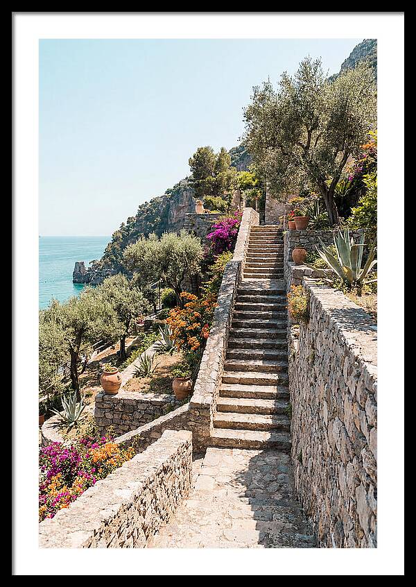 Winding Stone Staircase Upward