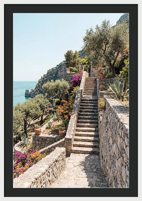 Winding Stone Staircase Upward