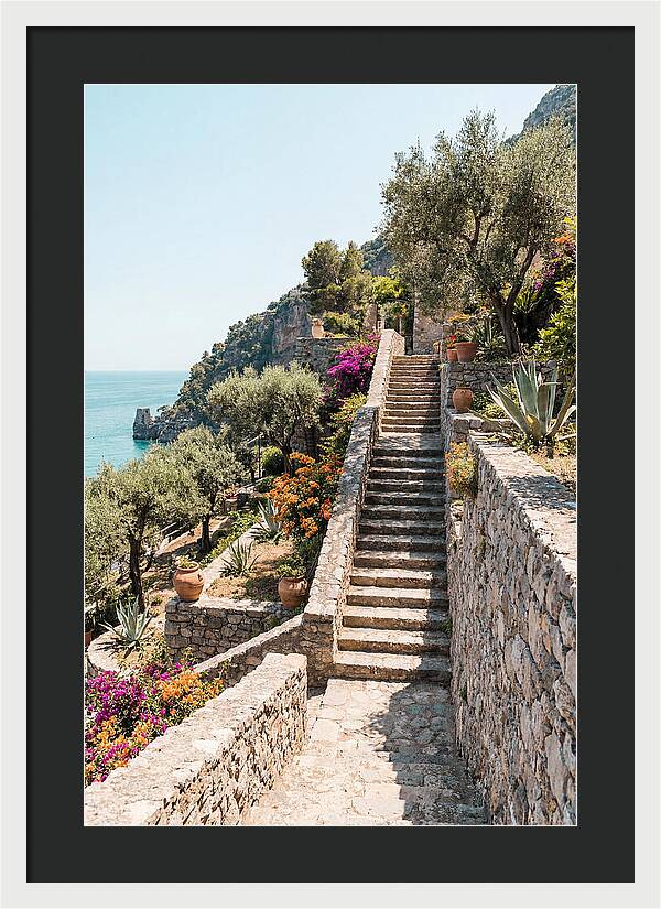 Winding Stone Staircase Upward