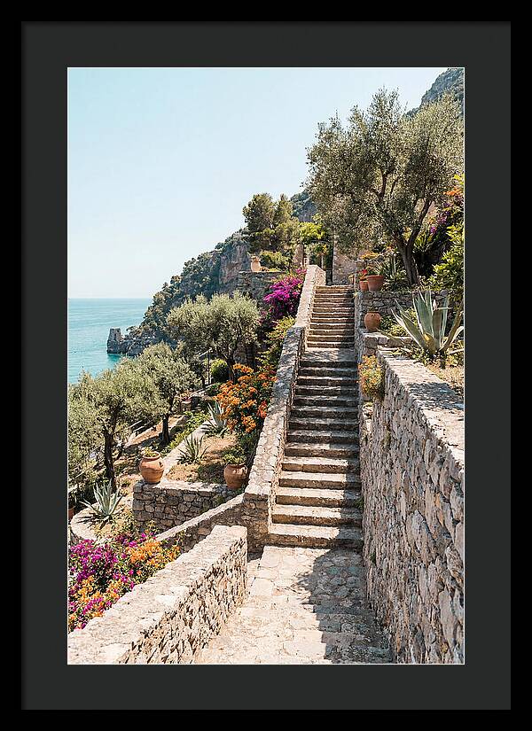 Winding Stone Staircase Upward