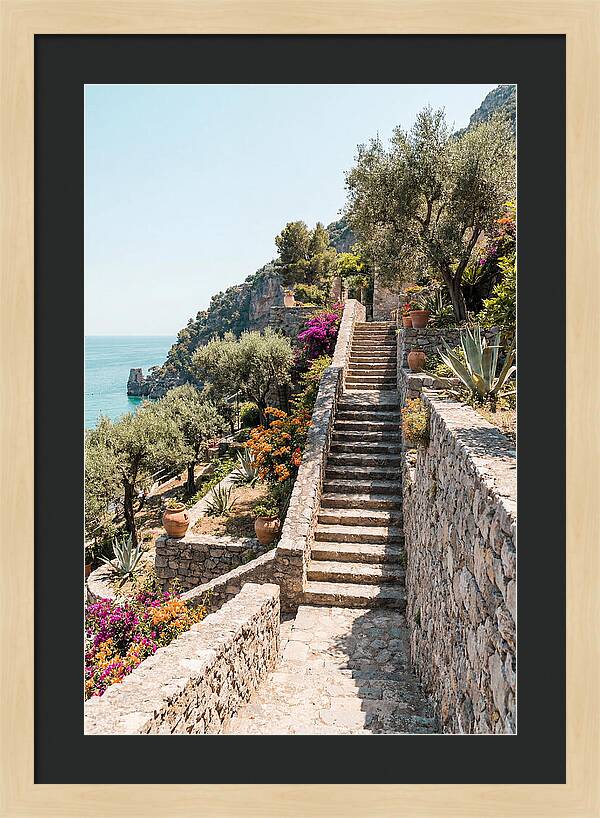 Winding Stone Staircase Upward
