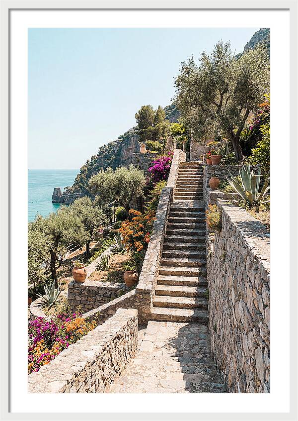 Winding Stone Staircase Upward