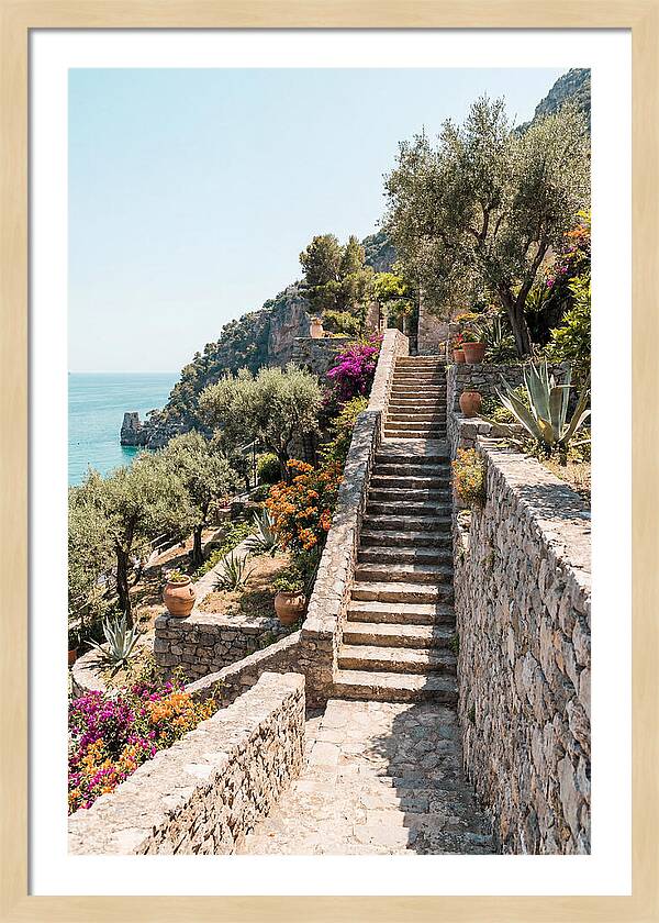 Winding Stone Staircase Upward