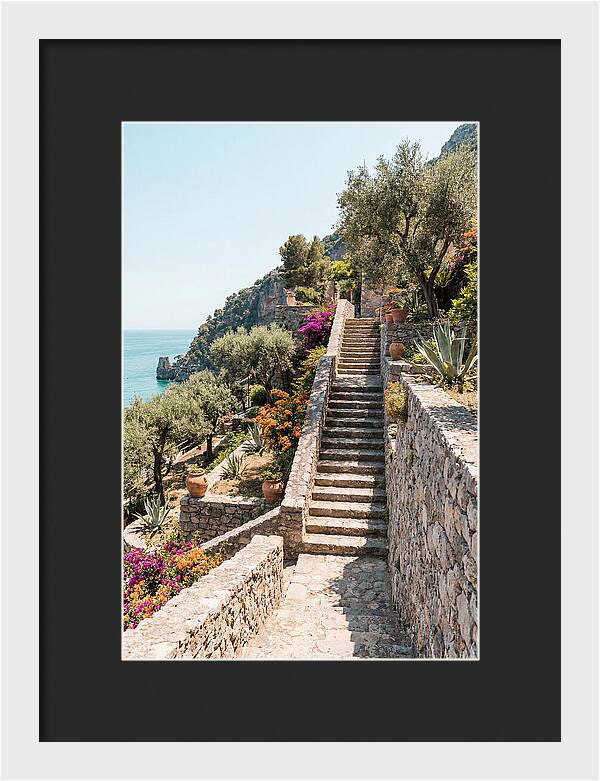 Winding Stone Staircase Upward