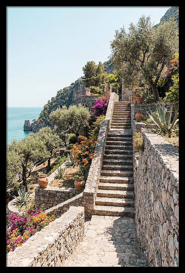 Winding Stone Staircase Upward