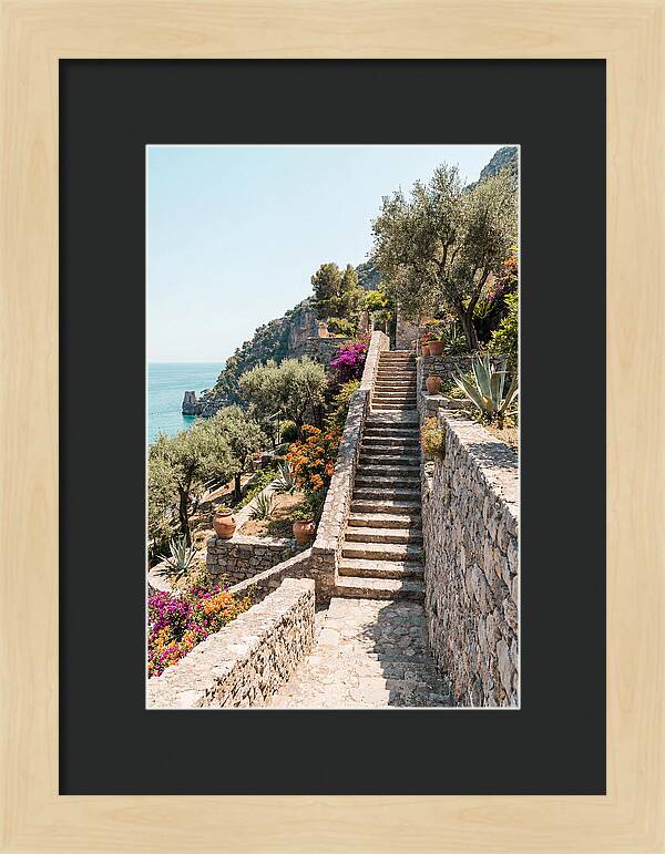 Winding Stone Staircase Upward