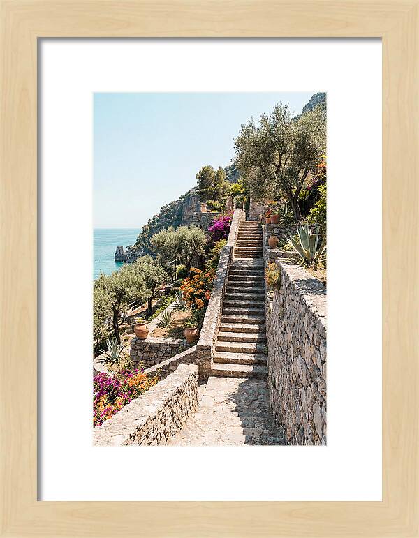 Winding Stone Staircase Upward