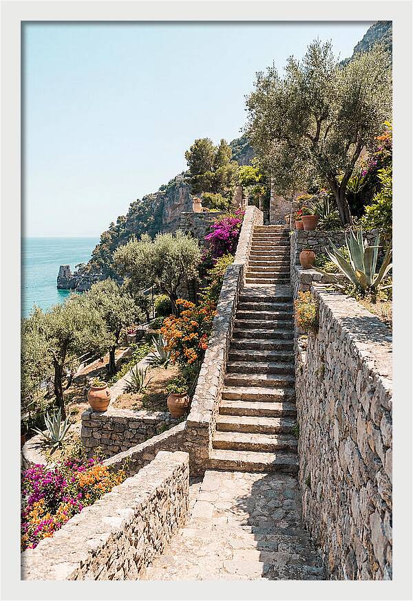 Winding Stone Staircase Upward