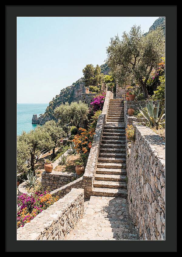 Winding Stone Staircase Upward