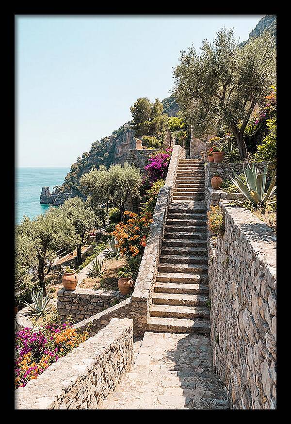 Winding Stone Staircase Upward