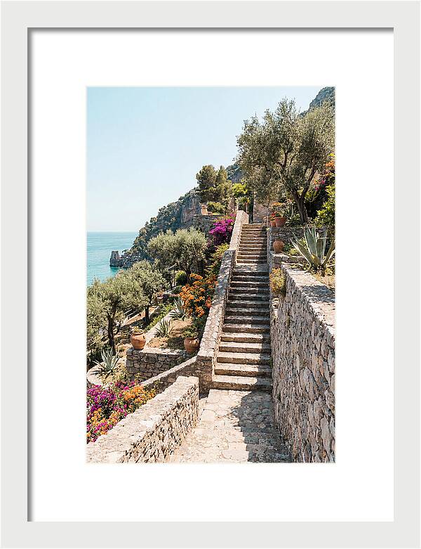 Winding Stone Staircase Upward