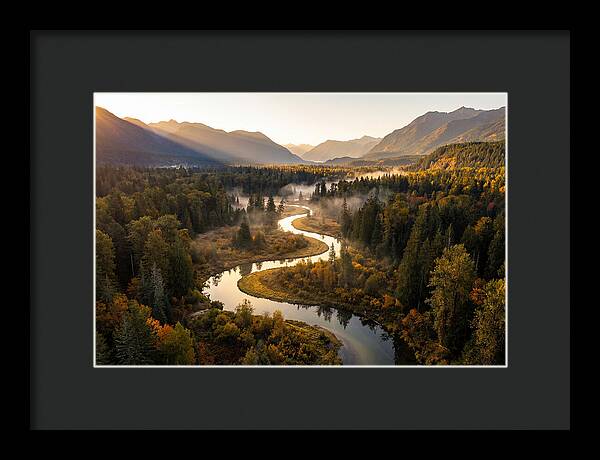 Winding Through Autumns Embrace