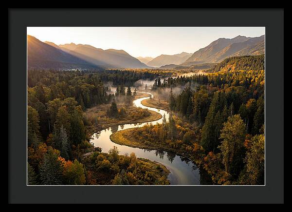 Winding Through Autumns Embrace