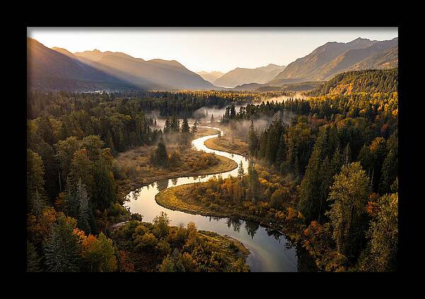 Winding Through Autumns Embrace
