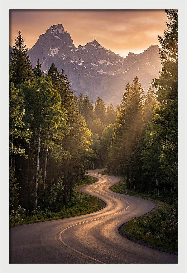 Winding Through Natures Embrace