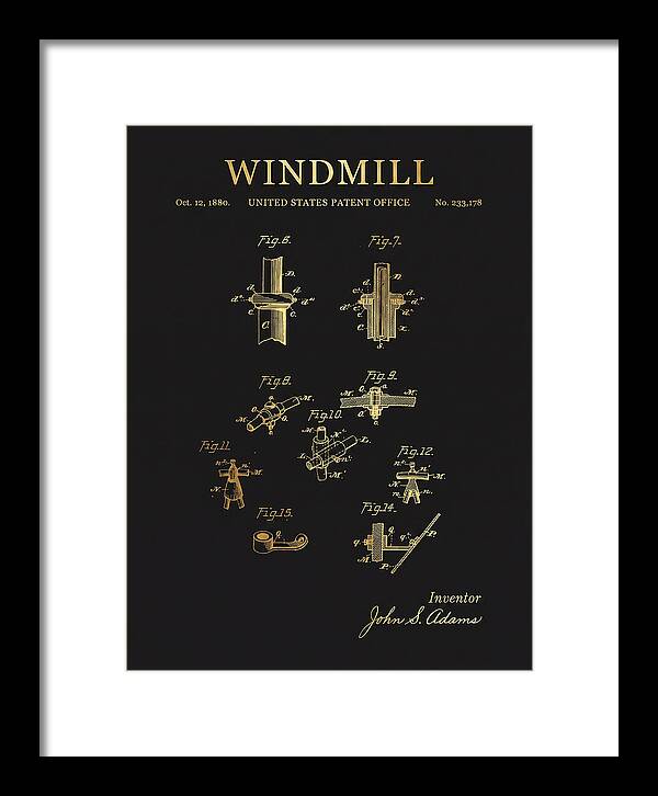 Windmill Gold Patent Us233178a