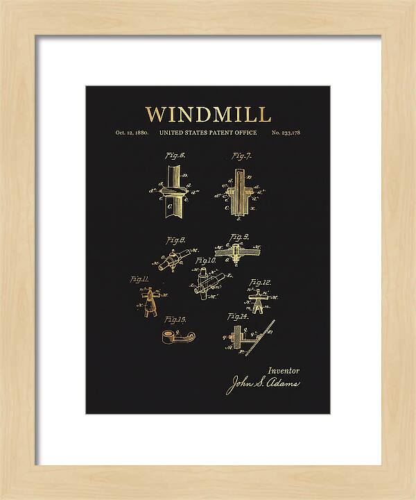 Windmill Gold Patent Us233178a